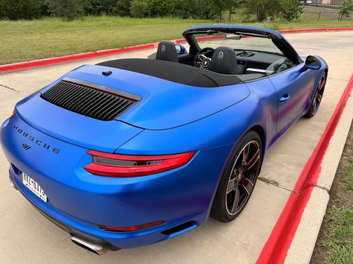 Black 2017 Porsche 911 911 Carrera Cabriolet