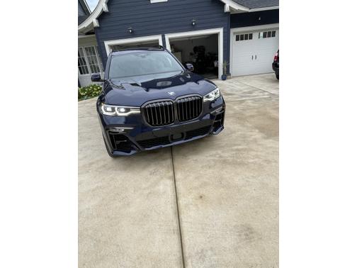 Blue 2021 BMW X7 M50i
