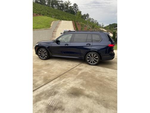 Blue 2021 BMW X7 M50i