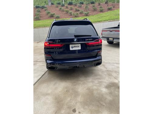 Blue 2021 BMW X7 M50i