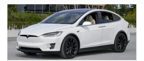 White 2020 Tesla Model X Long Range Plus