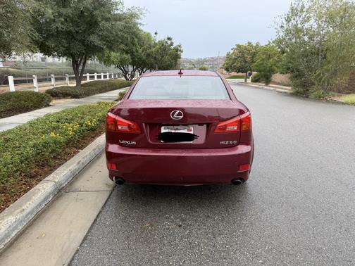 Red 2007 Lexus IS 250 Base