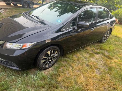 Black 2015 Honda Civic EX