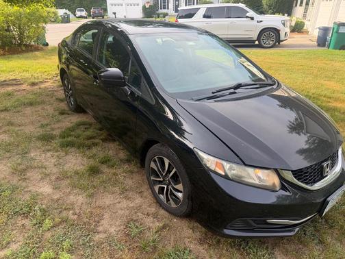 Black 2015 Honda Civic EX