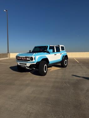 Blue 2023 Ford Bronco Raptor Advanced