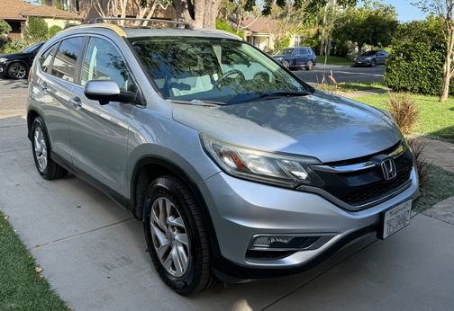 Silver 2015 Honda CR-V EX