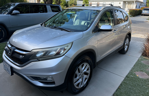 Silver 2015 Honda CR-V EX