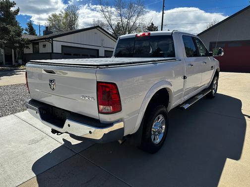 White 2012 RAM 3500 Laramie Longhorn
