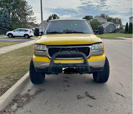 Yellow 2002 GMC Sierra 1500 SLE HD Crew Cab