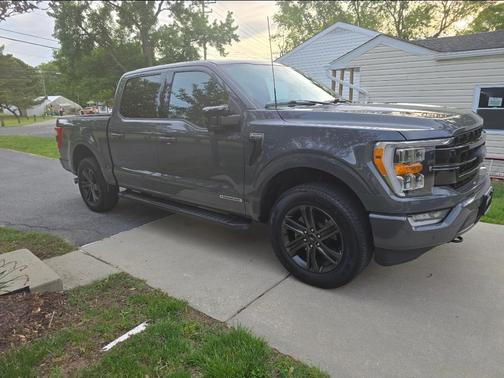Gray 2021 Ford F-150 Lariat