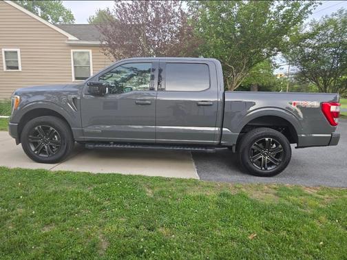 Gray 2021 Ford F-150 Lariat