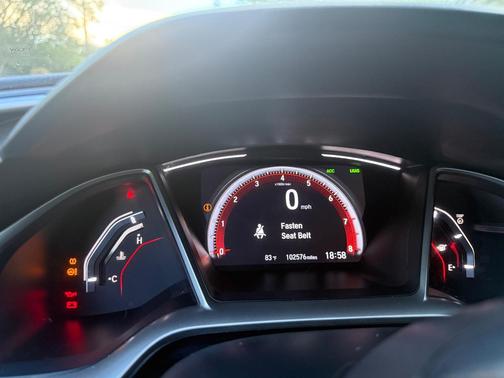 Gray 2019 Honda Civic Sport
