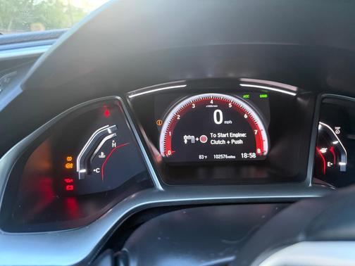 Gray 2019 Honda Civic Sport