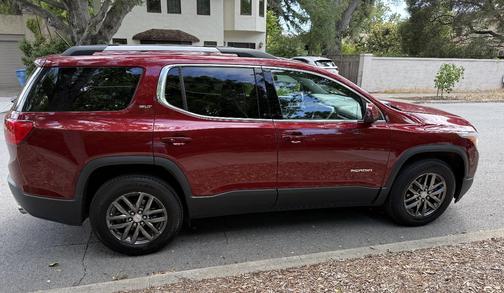 Red 2017 GMC Acadia SLT-1