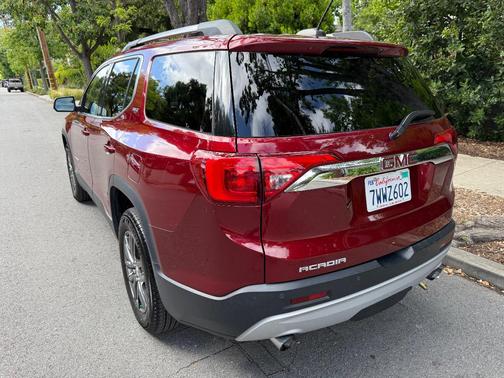 Red 2017 GMC Acadia SLT-1