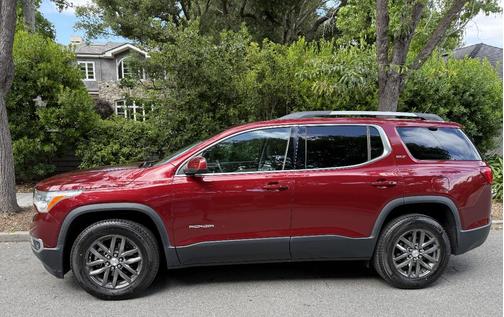Red 2017 GMC Acadia SLT-1