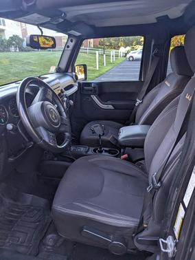 Gray 2014 Jeep Wrangler Unlimited Sahara