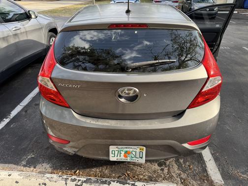 Gray 2014 Hyundai Accent GS