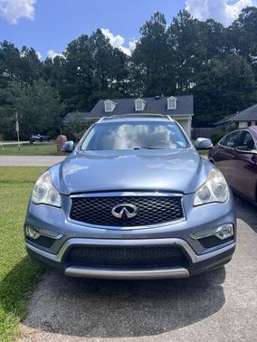 Blue 2017 INFINITI QX50 Base