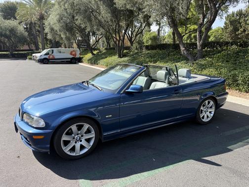 Blue 2002 BMW 325 Cic
