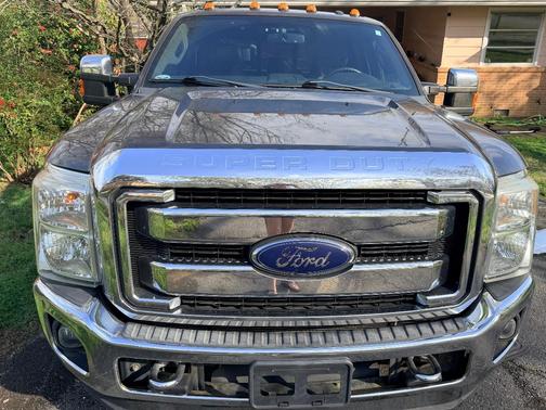 Gray 2016 Ford F-350 Lariat
