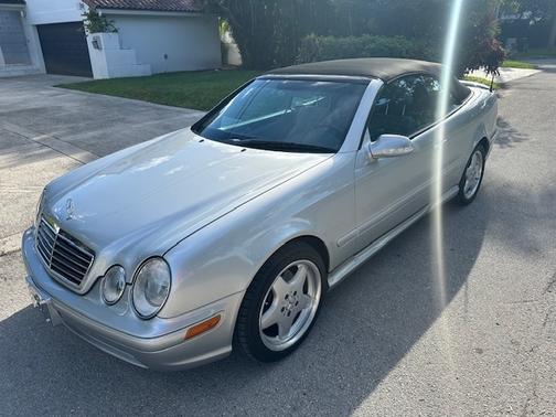 Silver 2001 Mercedes-Benz CLK-Class 430 Cabriolet