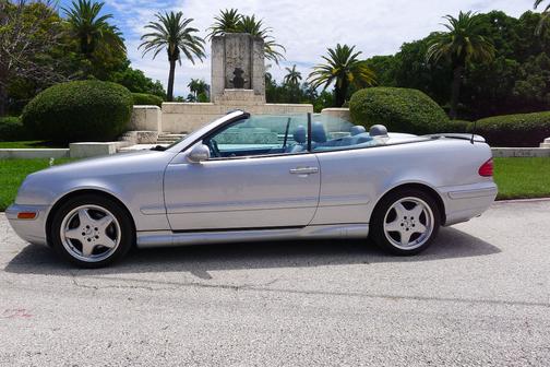 Silver 2001 Mercedes-Benz CLK-Class 430 Cabriolet