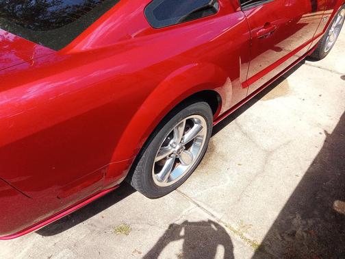 Red 2007 Ford Mustang GT