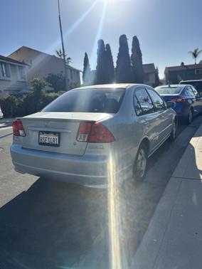 Blue 2005 Honda Civic Hybrid Base