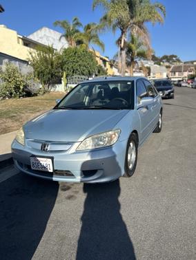 Blue 2005 Honda Civic Hybrid Base