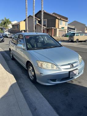 Blue 2005 Honda Civic Hybrid Base
