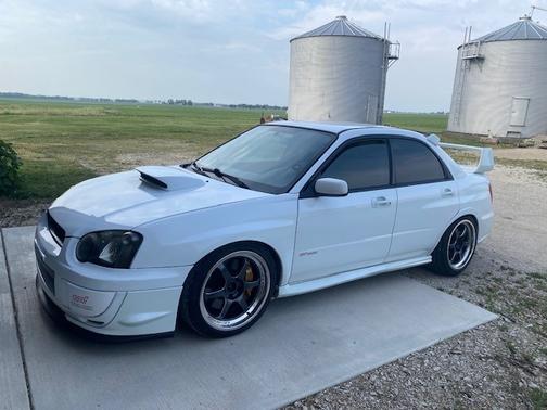 White 2005 Subaru Impreza WRX Sti