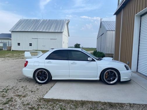 White 2005 Subaru Impreza WRX Sti