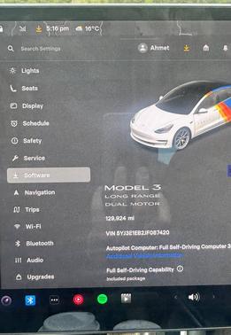 Gray 2018 Tesla Model 3 Long Range