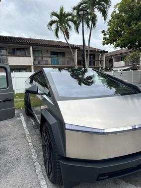 Silver 2024 Tesla Cybertruck AWD