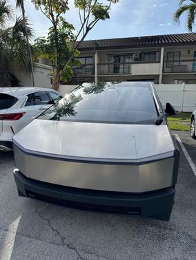 Silver 2024 Tesla Cybertruck AWD