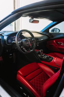 Gray 2023 Audi R8 V10 performance