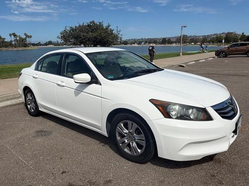 White 2012 Honda Accord LX-P