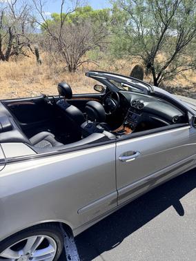 Silver 2006 Mercedes-Benz CLK-Class 350 Cabriolet