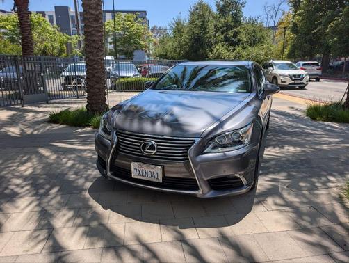 Gray 2014 Lexus LS 460 Base