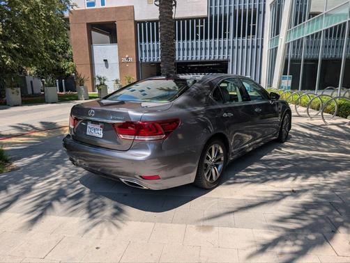 Gray 2014 Lexus LS 460 Base