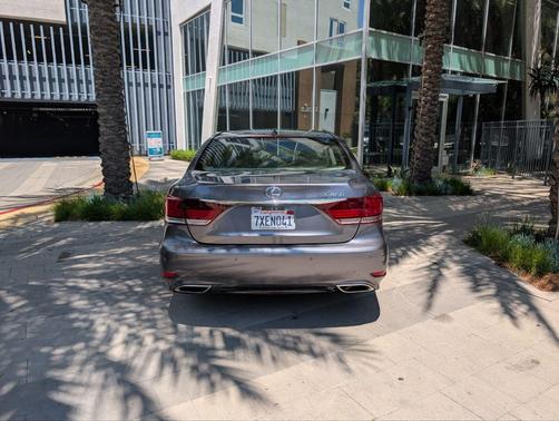 Gray 2014 Lexus LS 460 Base
