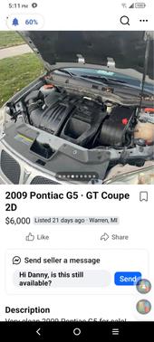 2009 Pontiac G5 Base