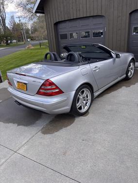 Silver 2004 Mercedes-Benz SLK-Class SLK32 AMG