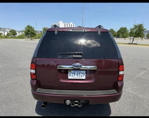 Red 2007 Ford Explorer Limited