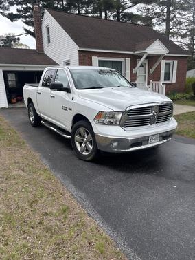 White 2015 RAM 1500 Big Horn