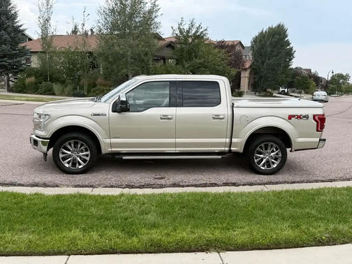 Gold 2017 Ford F-150 Lariat