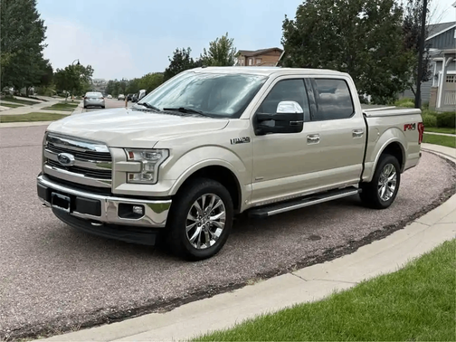 Gold 2017 Ford F-150 Lariat