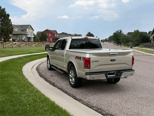 Gold 2017 Ford F-150 Lariat