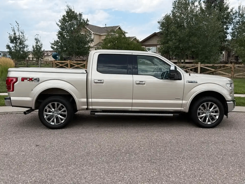 Gold 2017 Ford F-150 Lariat